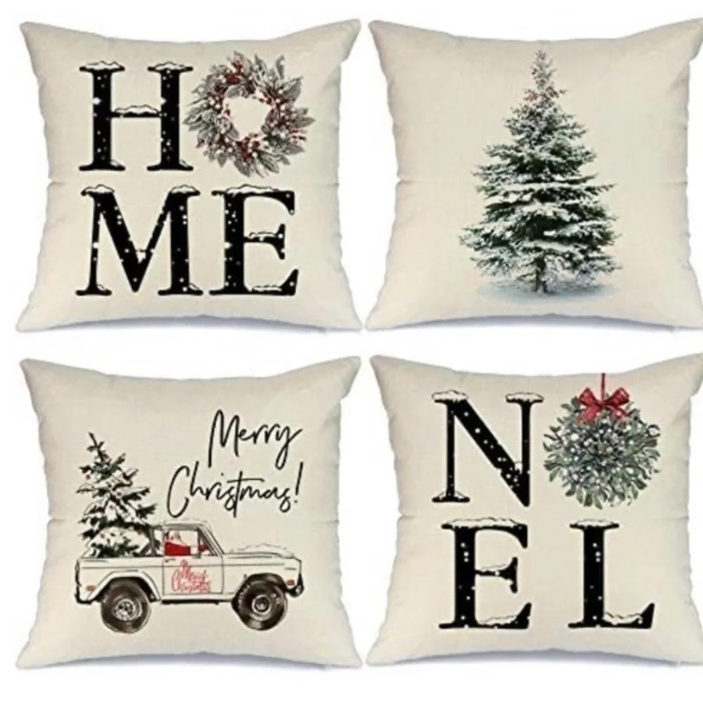 🌸AENEY Christmas Decorative Pillow Cases🎄